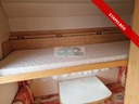 Sterckeman 370DD 2008 met stapelbed. lichtgewicht