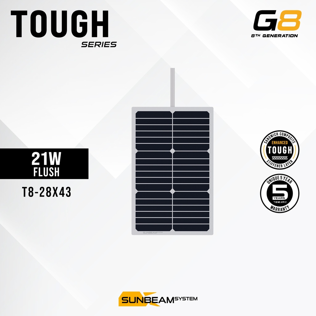 [SB-T8-28x43] Tough G8 21W