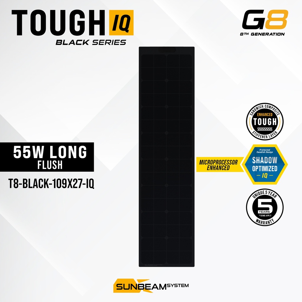 [SB-T8-BLK-109x27-IQ] Tough G8 IQ 55W Long Black