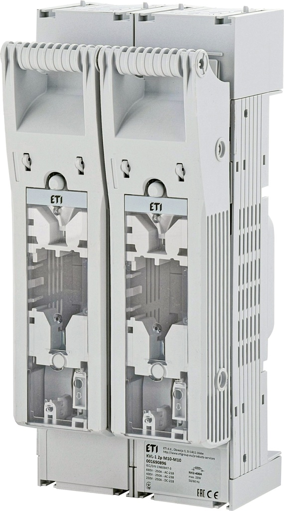 [ETI-SPEC001316] Meszekeringhouder KVL-1 2P M10-M10 NH1