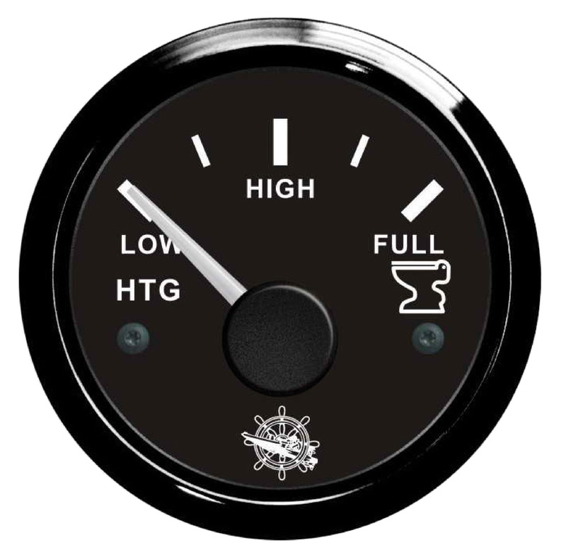 [EU27.320.05] Osculati blackwater gauge 10/180 ohm black/black
