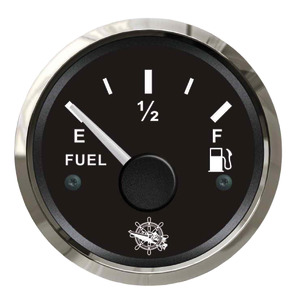 [EU27.321.01] Osculati fuel level gauge 240/33 ohm black/glossy