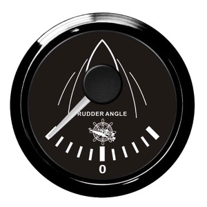 [EU27.320.17] Osculati rudder angle indicator black/black