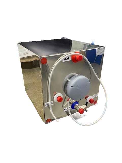 Quick boiler 25 liter rechthoeking - MET DEUK